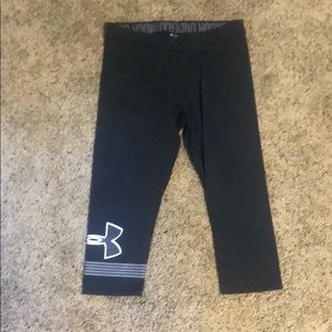 Under Armour workout over the knee length leggings